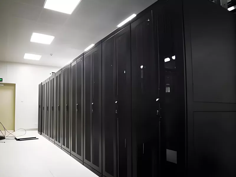 Tủ lối đi lạnh của trung tâm dữ liệu